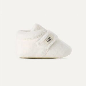 UGG White Slippers Cozy Sheepskin Design